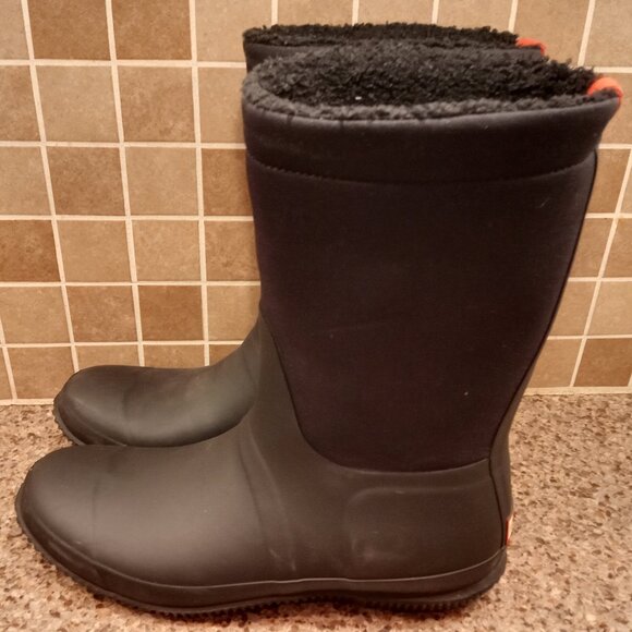Hunter Original Insulated Roll Top size womens US 11, UK 9, EU 43 Sherpa Boots, - Picture 3 of 9